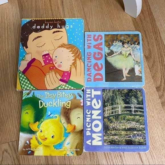 Kids Baby Board Book Bundle Duckling Daddy Monet - Picture 3 of 4